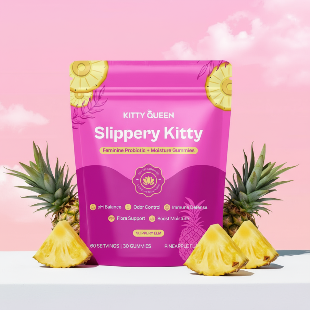 Slippery Kitty - Feminine Probiotic + Moisture Gummies