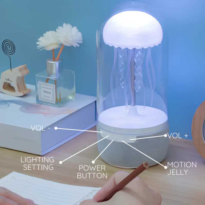 JellyWave™ - Jellyfish Bluetooth Speaker Lamp