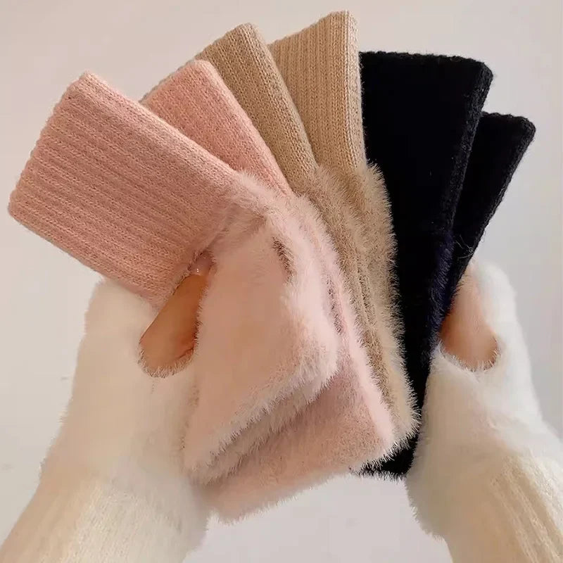 Cozy Half-Finger Gloves (One Size Fits All)