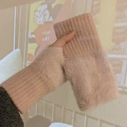 Cozy Half-Finger Gloves (One Size Fits All)