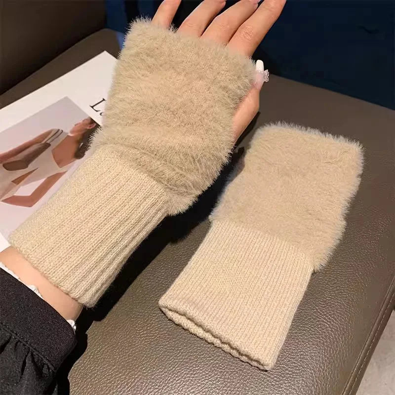 Cozy Half-Finger Gloves (One Size Fits All)