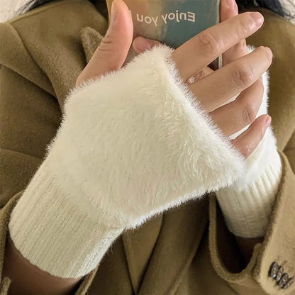 Cozy Half-Finger Gloves (One Size Fits All)